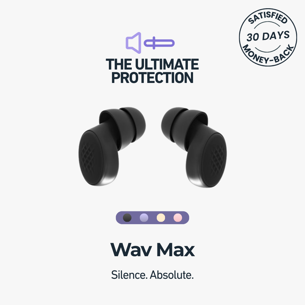 Wav Max Earplugs + Free Case